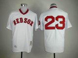 Boston Red Sox #23 Blank White MLB Jerseys