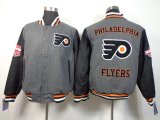 Philadelphia Flyers gray hockey Stitched Jackets