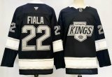 Los Angeles Kings #22 Kevin Fiala black hockey jerseys