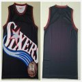 Philadelphia 76ers blank black throwback nba jersey