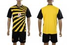 2011-2012 Kaizer Chiefs club yellow black home jerseys