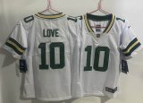 Youth Packers #10 Jordan Love Nike white Color Rush Limited Jersey-LT