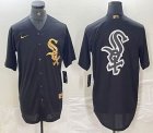 Nike Chicago White Sox blank black majestic baseball jerseys 04