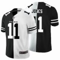 Atlanta Falcons #11 Julio Jones white black Split Nike Color Rush Limited Jersey