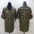 Nike New England Patriots #54 Donta Hightower green 2021 Salute to Service Limited Jersey