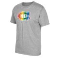 Men's Montreal Canadiens Reebok Gray Rainbow Pride T-Shirt