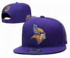 2023 Vikings purple NFL Snapback Hats-YD 01