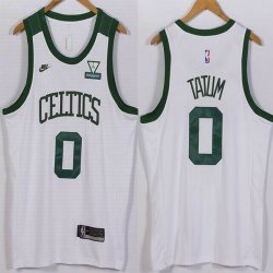 Nike Boston Celtics #0 Jayson Tatum white nba basketball jerseys -XD