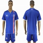 2016 Iceland team blue soccer jerseys home