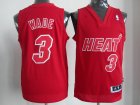 Miami Heat #3 Dwyane Wade Red NBA Christmas Jerseys