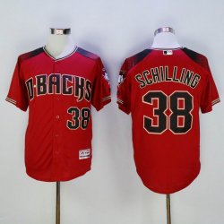 2016 New Arizona Diamondbacks #38 Curt Schilling red Stitched Baseball Jersey