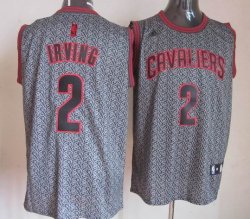 Adidas Cleveland Cavaliers #2 Kyrie Irving gray Christmas edition NBA Jersey