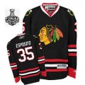 2013 NHL Stanley Cup Tony Esposito Jersey 35 Black Chicago Blackhawks Jerseys