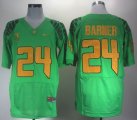 Nike Oregon Ducks Kenjon Barner 24 Elite Pac-12 2012 NCAA Jersey - Apple Green