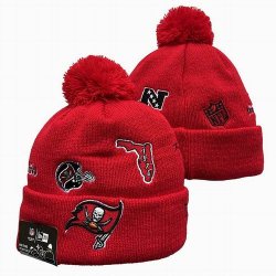 2024 Tampa Bay Buccaneers red NFL Sports Cuffed Knit Hats 01