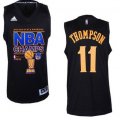 Golden State Warriors #11 Klay Thompson black NBA Champions jerseys