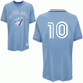 Toronto Blue Jays Vernon Wells #10 skyblue MLB Jerseys