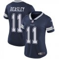 Women Nike Dallas Cowboys #11 Cole Beasley blue Color Rush Limited Jersey