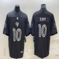 Nike Los Angeles Rams #10 Cooper Kupp black Color Rush Limited Jerseys Reflective version