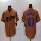 Nike Los Angeles Dodgers #10 Justin Turner majestic baseball jerseys Joint Name 01