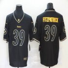 Nike Pittsburgh Steelers #39 Minkah Fitzpatrick black gold Color Rush Limited Jersey