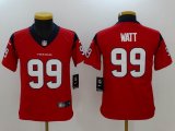 Kid Houston Texans #99 J.J. Watt Nike red Color Rush Limited Jersey