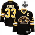 2013 NHL Stanley Cup Boston Bruins #33 Chara Black Jersey