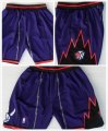 Toronto Raptors throwback purple nba shorts