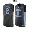 Custom North Carolina #2 Anthony black nab jersey