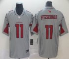 Arizona Cardinals #11 Larry Fitzgerald gray nike Color Rush Limited Jersey Reverse version