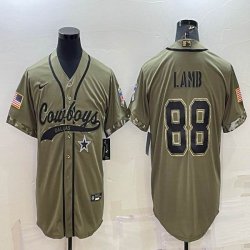 Nike Dallas Cowboys #88 CeeDee Lamb Salute to Service Retired Limited Jersey Joint name-BD