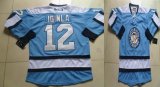 Pittsburgh Penguins #12 Jarome Iginla Blue NHL Jersey