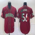 2023 World Cup Mexico #56 Randy Arozarena red majestic baseball jerseys 36