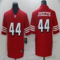 49ers #44 Juszczyk red nike Color Rush Limited Jersey-BD