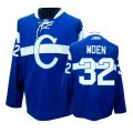 Montreal Canadiens #32 Travis Moen Blue Jersey