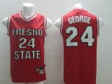 Fresno State Paul George #24 red ncaa basketball Jerseys