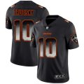 Nike Chicago Bears #10 Mitchell Trubisky blue Color Rush Limited Jersey Fireworks version