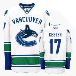 NHL Vancouver Canucks #17 Ryan Kesler white Jersey