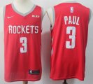 Nike Houston Rockets #3 Chris Paul red nba basketball jersey-S8