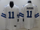 Nike Dallas Cowboys #11 Micah Parsons white blue Color Rush Limited Jersey