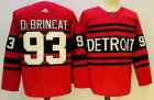 Adidas Detroit Red Wings #93 Alex DeBrincat red hockey jersey Inverted version-PD