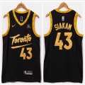 Nike Toronto Raptors #43 Pascal Siakam black NBA Basketball City Version-XD