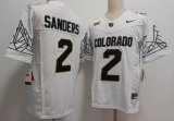 Retro Brand Colorado #2 Shedeur Sanders white college football jerseys-XST