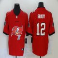 Nike Tampa Bay Buccaneers #12 Tom Brady red fashion Color Rush Limited jersey