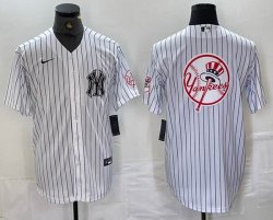 Nike New York Yankees blank white MLB baseball Jersey Joint name -BD 06