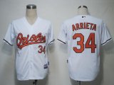 Baltimore Orioles 34 ARRIETA white MLB Jerseys