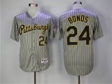 Pittsburgh Pirates #24 Barry Bonds gray mlb Jersey