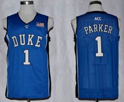 Duke Blue Devils Jabari Parker 1 NCAA Authentic Basketball Performance Jersey - Duke Blue