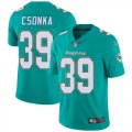 Miami Dolphins #39 Larry Csonka Nike green Color Rush Limited Jerseys