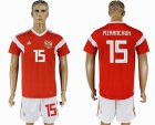 2018 World cup Russia #15 MIRANCHUK red soccer jersey home